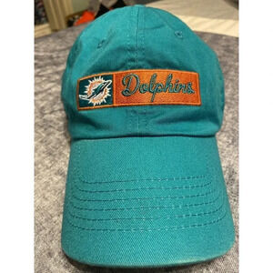 MIAMI DOLPHINS ADJUSTABLE WOMENS HAT - PERFECT CONDITION